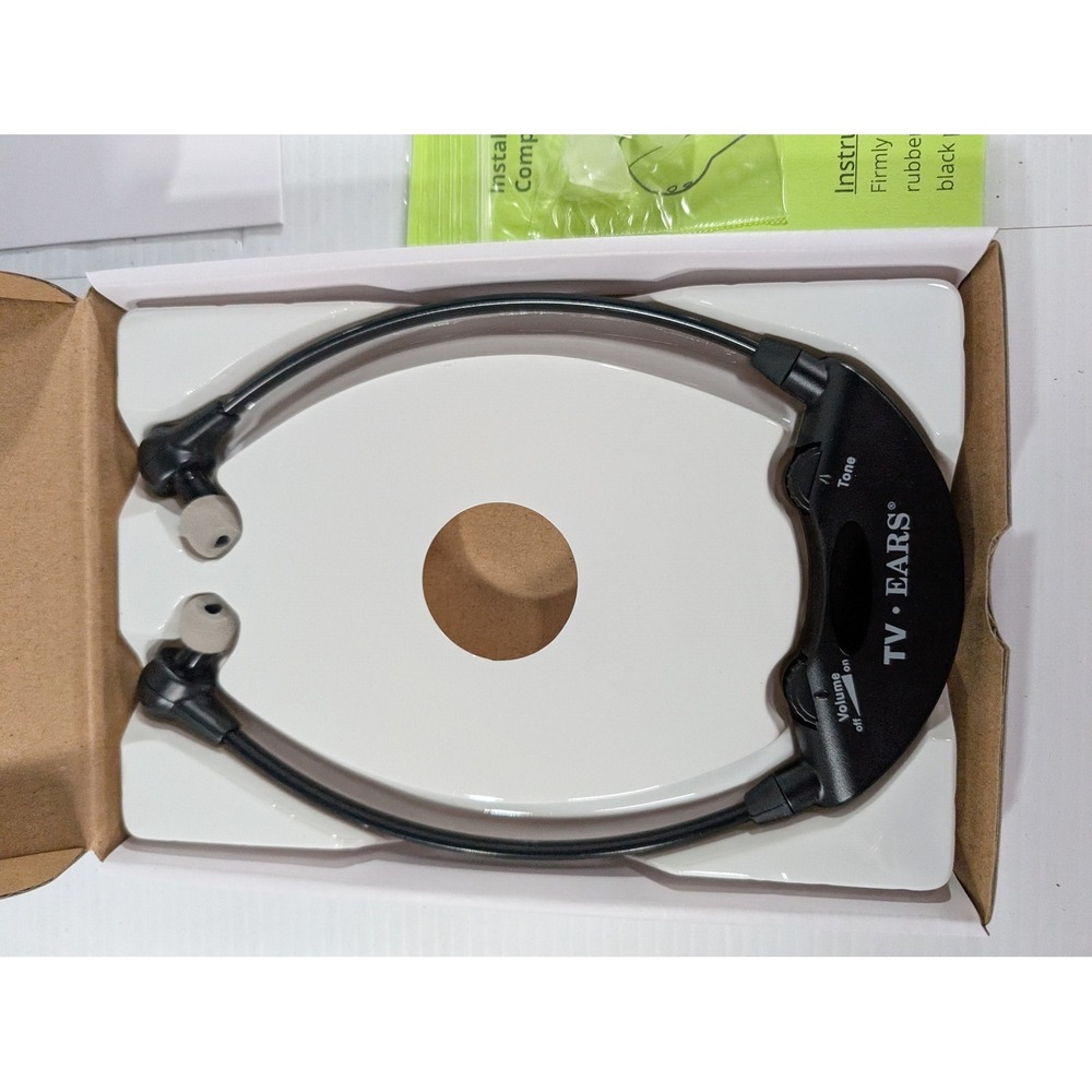 TV Ears 5.0 Digital Wireless Headset System Voice Clarifying 11741 Black - Picture 7 of 16
